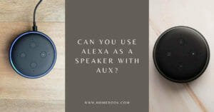 Can You Use Alexa As A Speaker With Aux