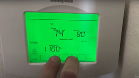 turn off schedule honeywell thermostat step 2