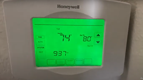 turn off schedule honeywell thermostat step 4
