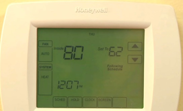 turn off schedule honeywell visionpro thermostat step 10