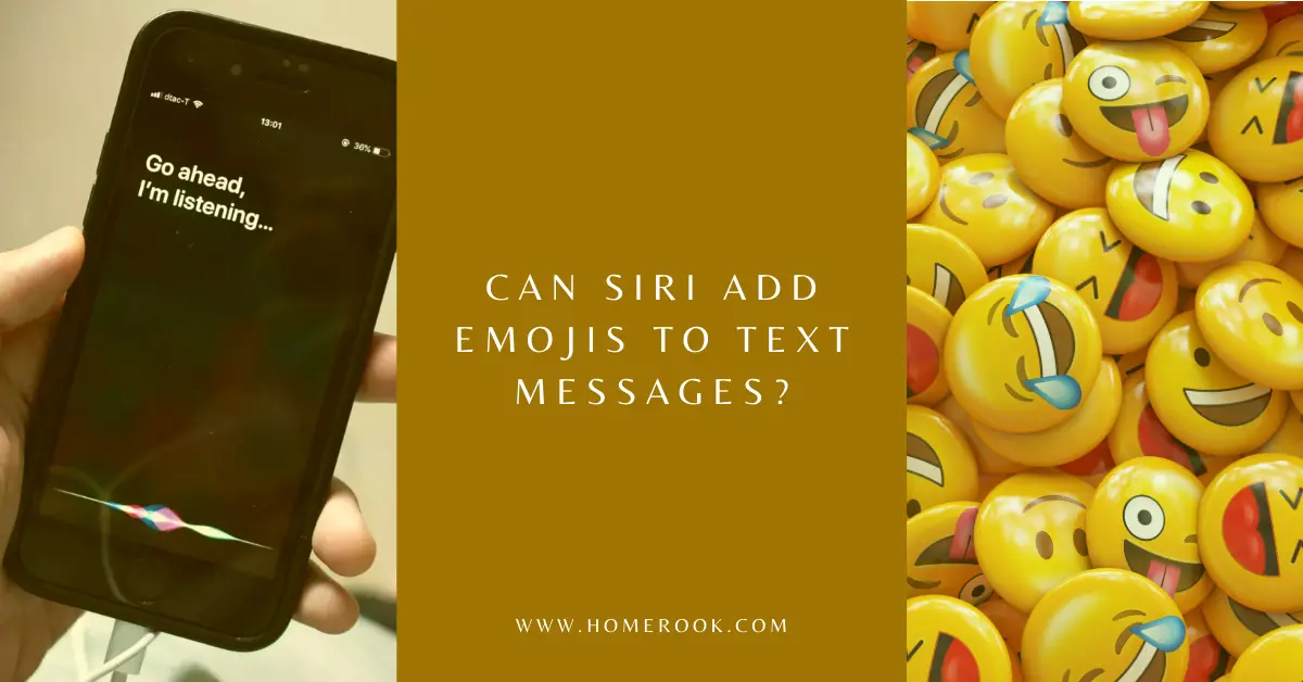 can siri add emojis to text messages