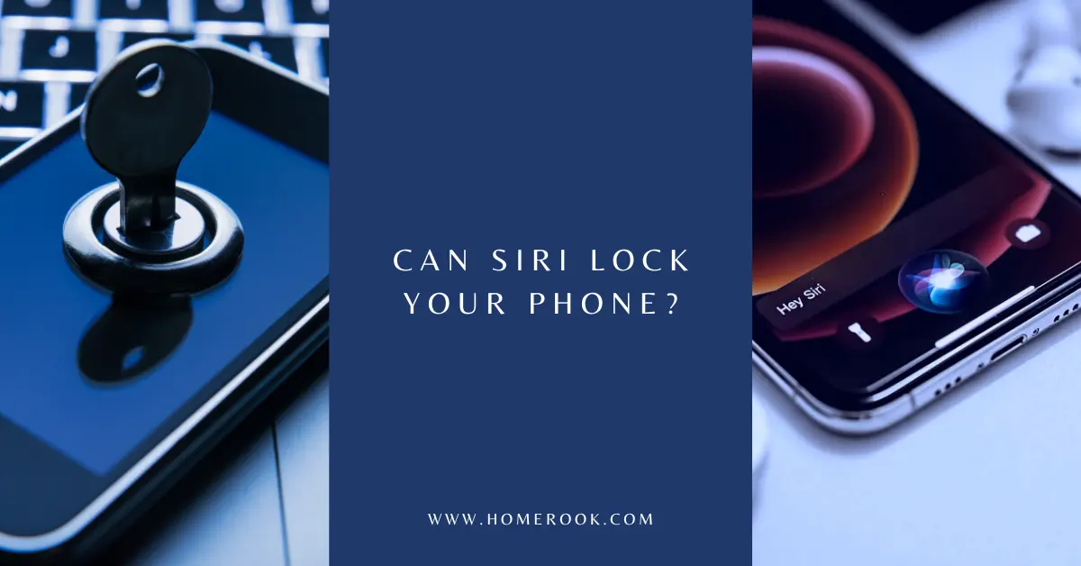 can siri lock your phone