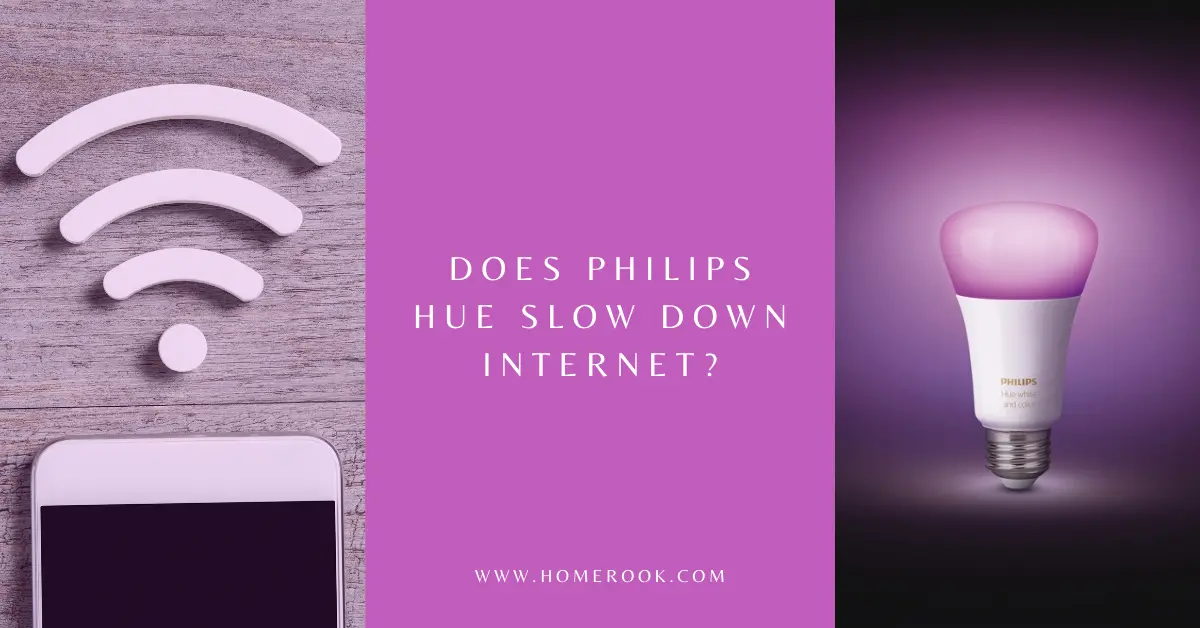 does philips hue slow down internet